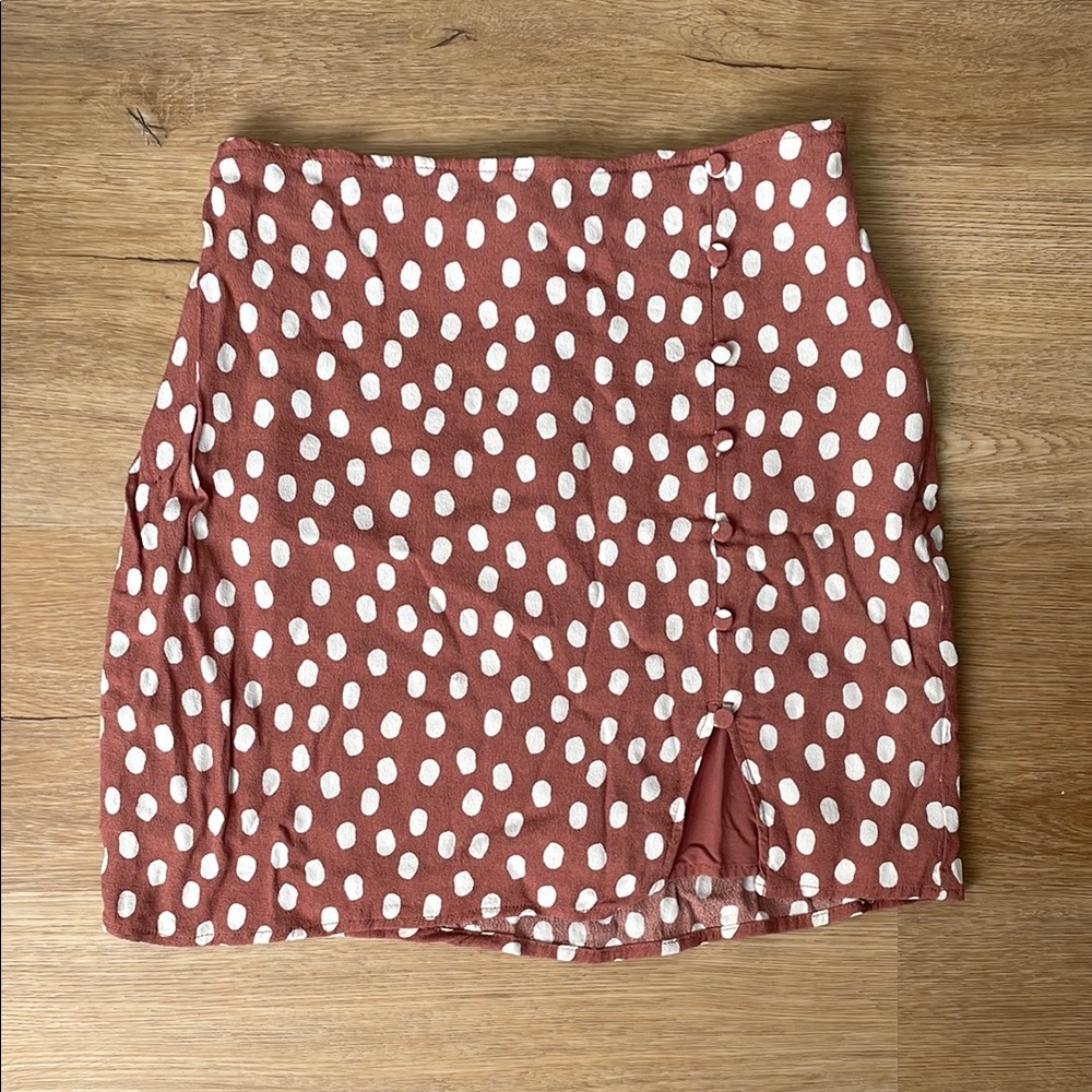 Mauve pink Polka Dot Skirt
